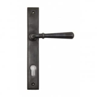 Aged Bronze Newbury Slimline Lever Espag. Lock Set