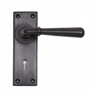 Aged Bronze Newbury Lever Lock Set