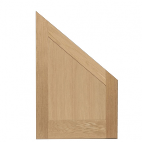 OAK PATTERN 10 SHAKER STYLE ANGLED CUSTOM SIZE DOORS