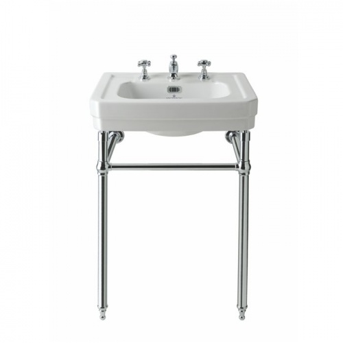 Victrion 540mm Basin 3-Taphole with Plain Stand