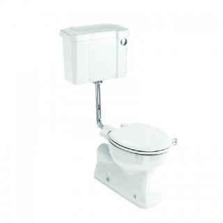 S Trap Low Level WC with 520 Front Push Button Cistern