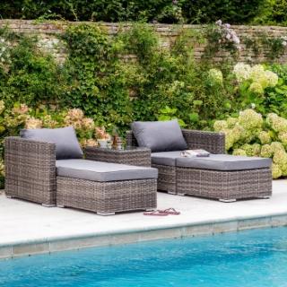 Selborne Double Lounger Set