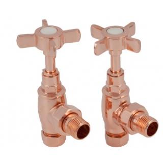 Belgravia Manual Cast Iron Radiator Valves Copper