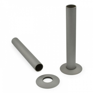 Matte Metallic Grey Sleeving Kit 130mm (pair)