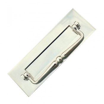 Traditional Letterbox With Clapper - Nickel