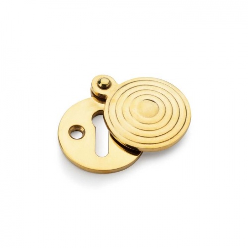 Alexander and Wilks Standard Key Profile Round Escutcheon with Christoph Design Cover