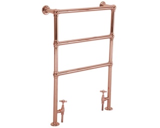 Beckingham Heated Towel Rail Copper 965mm x 670mm