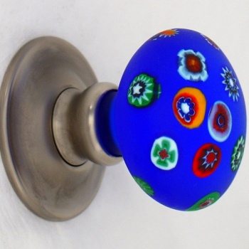 Millefiori Glass Door Knobs