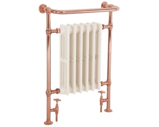 Broughton Heated Towel Rail Copper