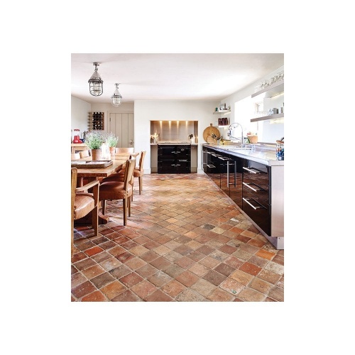 Terracotta Floor Tiles - Antique Burgundy