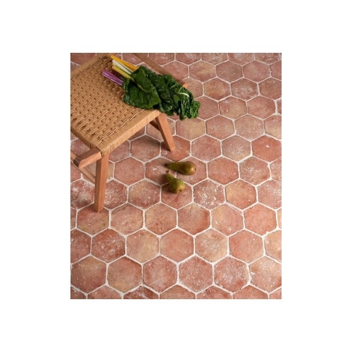 Terracotta Floor Tiles - Hexagon