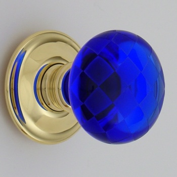 Chequerboard Glass Door Knobs