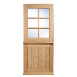 Traditional Oak External Door - Cottage Stable 6 Pane