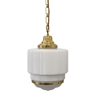 The Dean Pendant Light Polished Brass - The Schoolhouse Collection