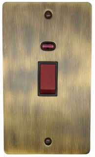 Flat Antique Bronze Cooker Switch with Neon