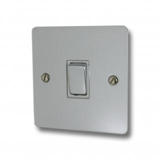 Flat Victorian Polished Chrome Rocker Switches