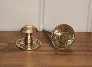 Aged Brass Beehive Turn & Release Thumbturn