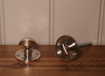 Nickel Beehive Turn & Release Thumbturn