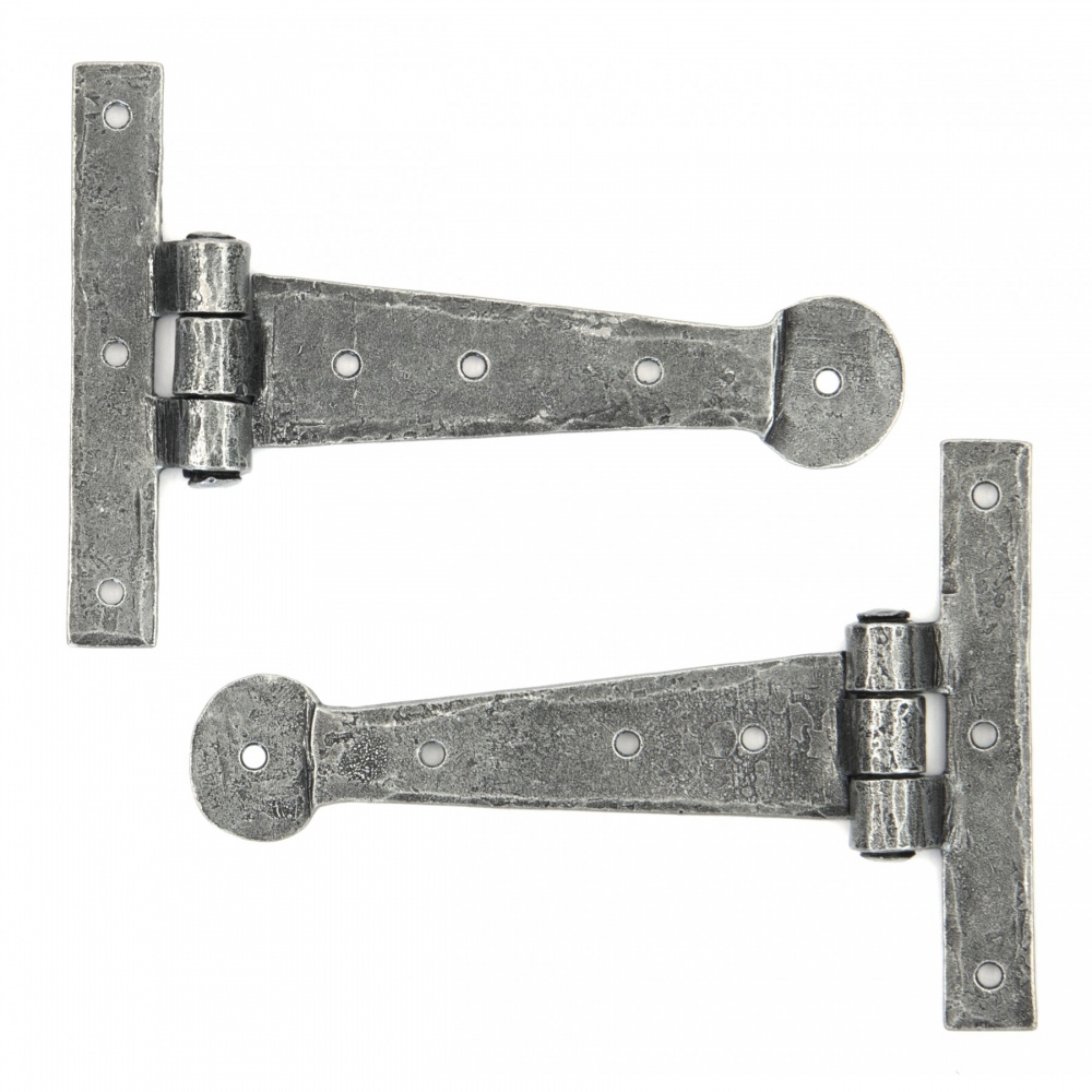Pewter 6" T Hinge (Pair)