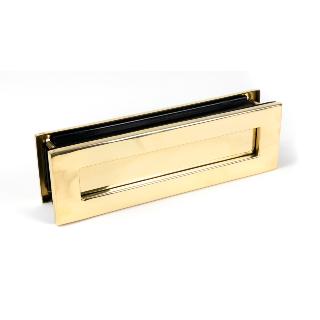 Polished Brass Traditional Letterbox
