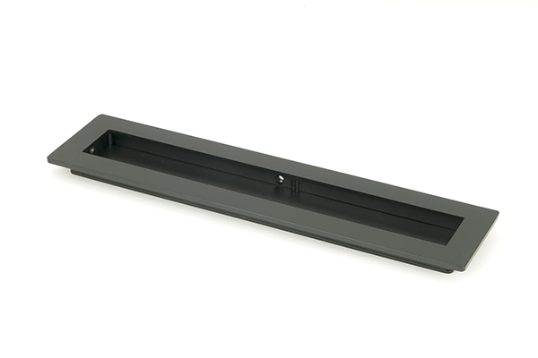 Matt Black 250mm Plain Rectangular Pull 