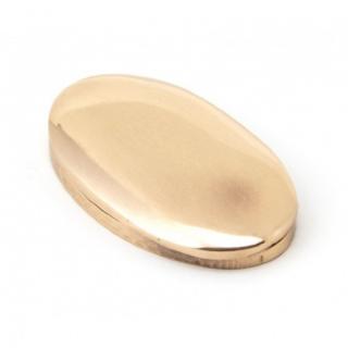 Polished Bronze Oval Escutcheon & Cover