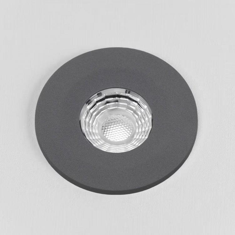 Graphite Grey LED Downlights, Fire Rated, Fixed, IP65, CCT Switch, High ...