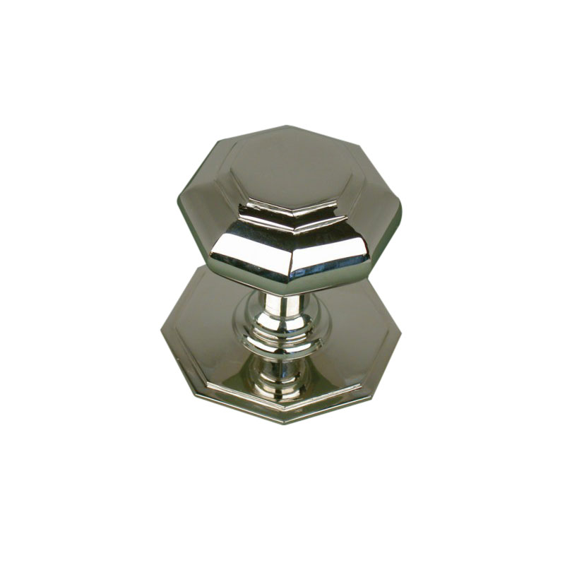 Octagonal Door Pull Nickel