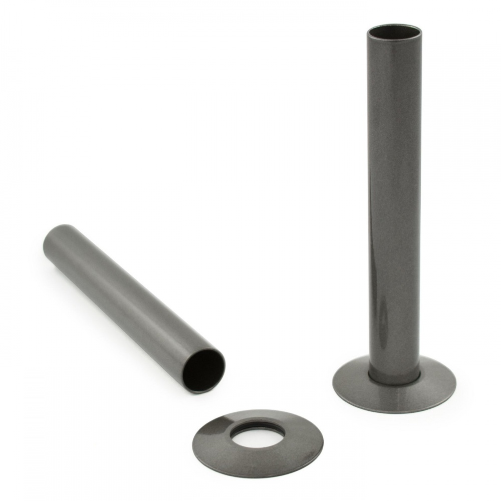 Metallic Grey Sleeving Kit 130mm (pair)