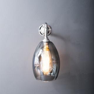 Bertie Wall Light Smoked Glass