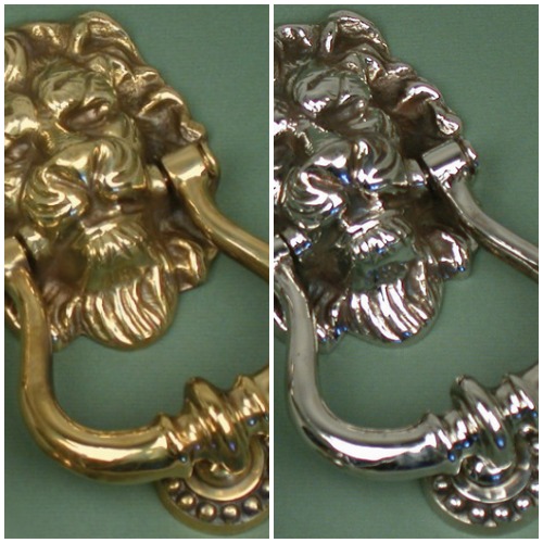 Lions Head Door Knockers - Various Finishes