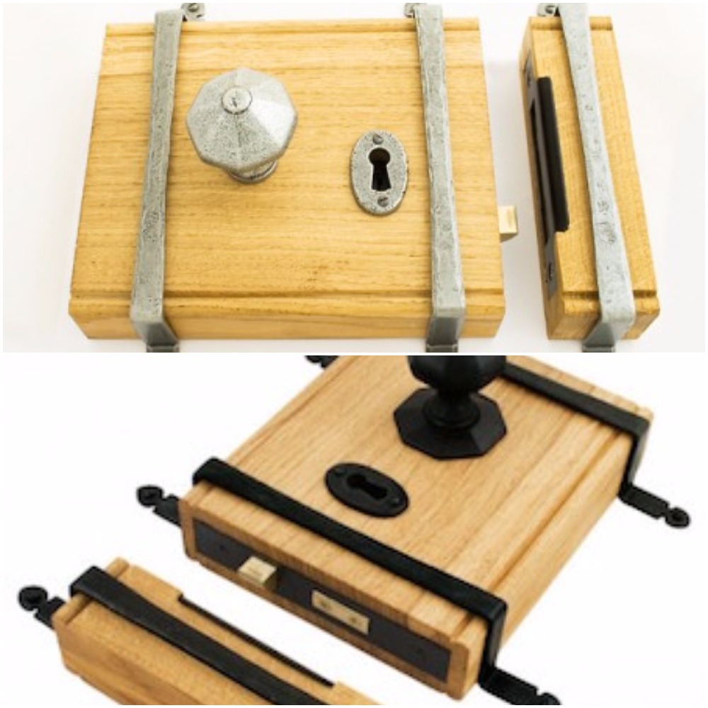 Oak Box Lock Black
