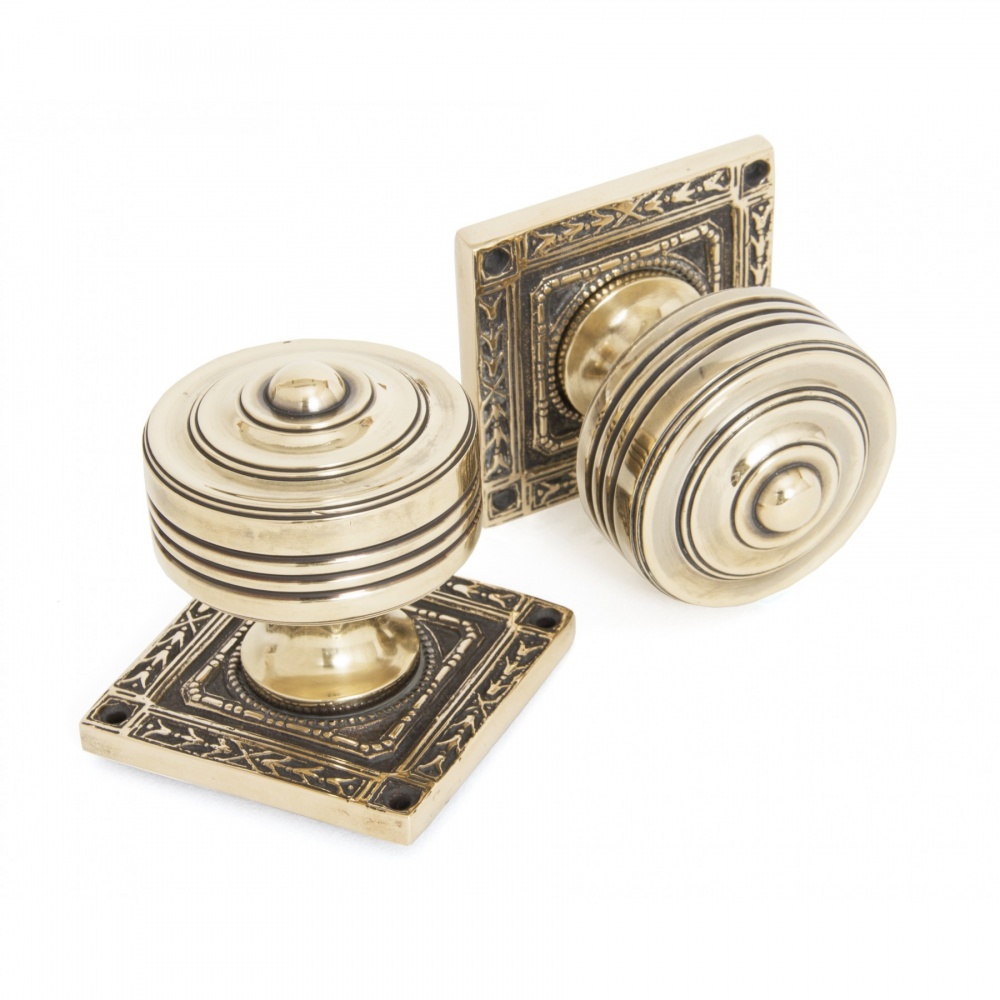 Square Brass Door Knob