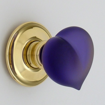 Love Hearts Glass Door Knobs