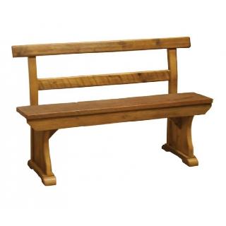 Bench with Back 5'