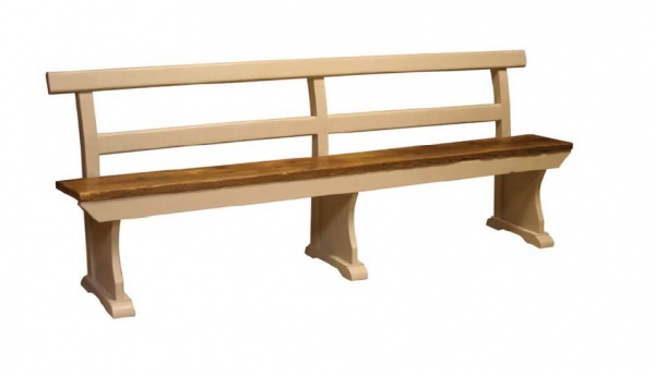 Bench with Back 7'