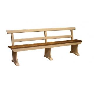 Bench with Back 7'