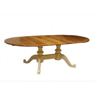 Double Pedestal Extending Table 4x6-8'