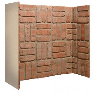 3 Piece Brick Chamber (Cobbled Red Basket Weave)