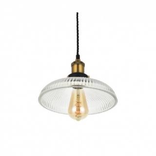 Romilly Dome Etched Glass French Style Pendant Light