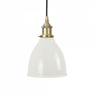 Clay White Classic Painted Pendant Light