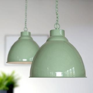 Oxford Vintage Pendant Light Chalk Mint Green