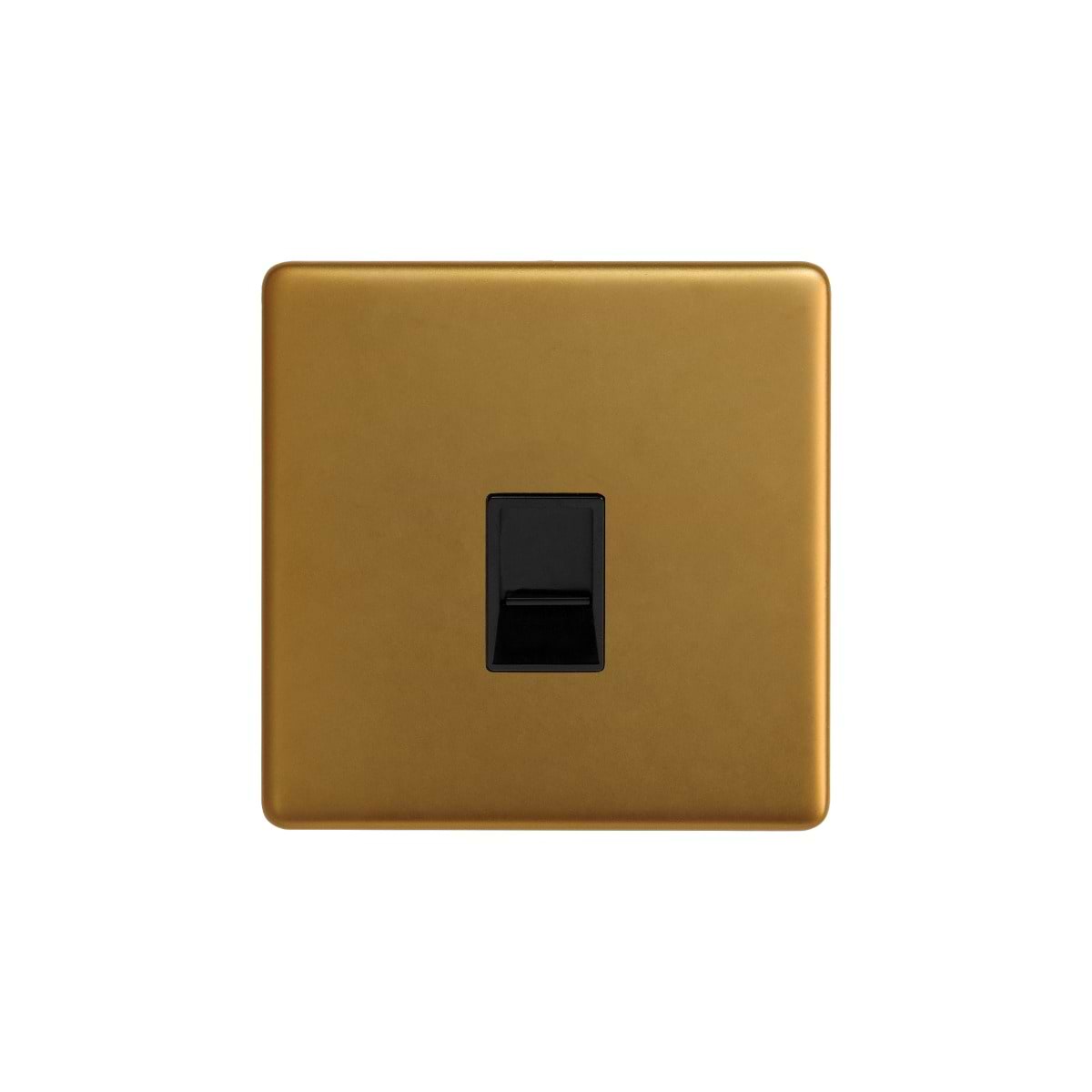 Antique Gold 1 Gang Data Socket RJ45 Ethernet Cat5/Cat6