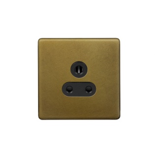 Old Brass Soho Lighting 5 Amp Socket Unswitched