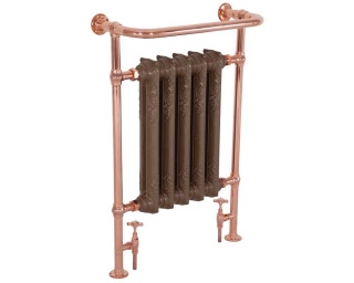 Wilsford Heated Towel Rail Copper